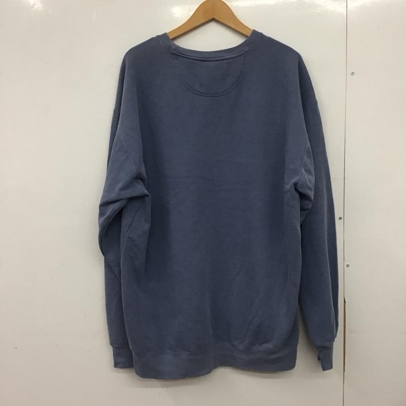 コンフォートカラーズ COMFORT COLORS トレーナー 長袖 長袖トレーナー スウェット クルーネック プルオーバー XL 無地 水色 / ライトブルー /  メンズ USED 古着 中古 10148292
