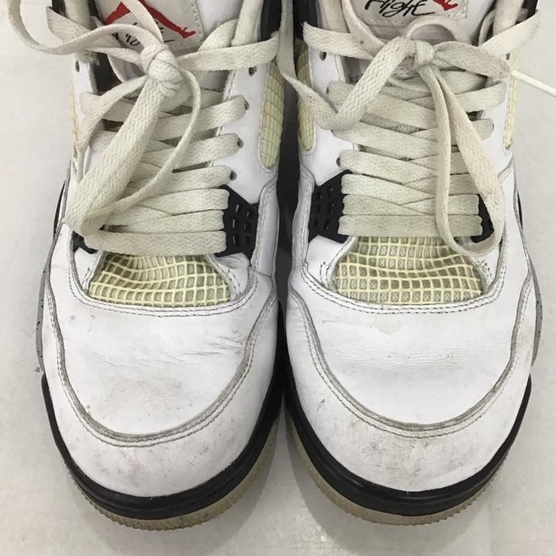 ナイキ NIKE スニーカー スニーカー 840606-192 AIR JORDAN 4 RETRO OG 29cm 箱有 29.0cm ロゴ、文字 白 / ホワイト / X 灰 / グレー / X 黒 / ブラック /  メンズ USED 古着 中古 10141042