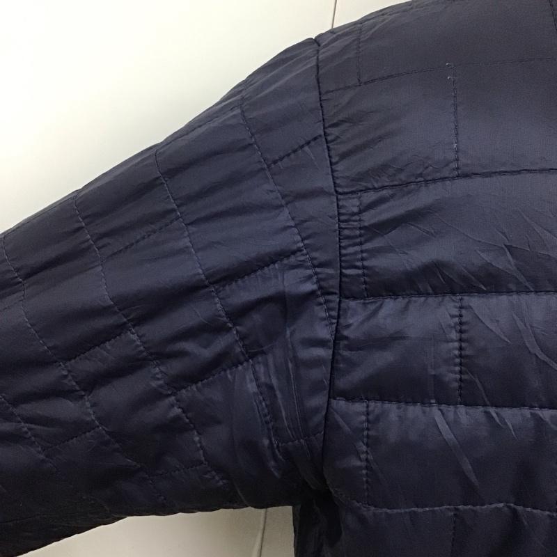パタゴニア patagonia ジャケット、上着 ジャンパー、ブルゾン ジップアップジャケット ジャンパー ダウンジャケット カジュアルジャケット アウター M ロゴ、文字 紺 / ネイビー /  メンズ USED 古着 中古 10110905