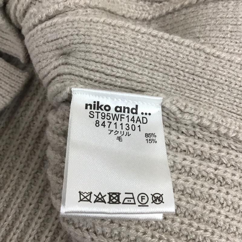 ニコアンド niko and... ベスト ベスト L 無地 ベージュ / ベージュ /  レディース USED 古着 中古 10120278
