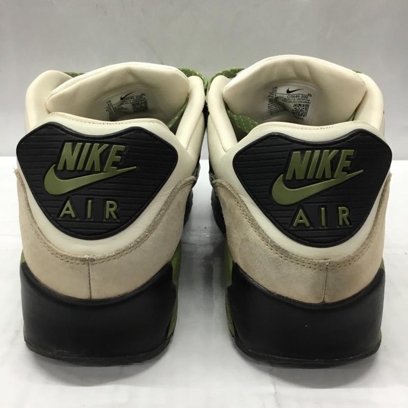 ナイキ NIKE スニーカー スニーカー CI5646-200 AIR MAX 90 NRG 28cm 28.0cm ロゴ、文字 白 / ホワイト / X 黒 / ブラック / X カーキ / カーキ /  メンズ USED 古着 中古 10107841