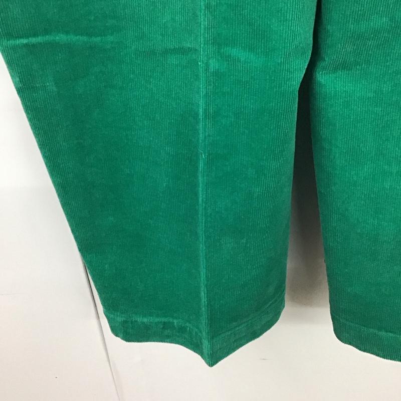 ユニクロ UNIQLO ボトムス ボトムス MARNI コーデュロイパンツ 3L 無地 緑 / グリーン /  メンズ USED 古着 中古 10121901