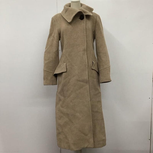 ザラ ZARA コート コート一般 2095 767 711 ロング丈 ラップ襟 M 無地 ベージュ / ベージュ /  レディース USED 古着 中古 10124974