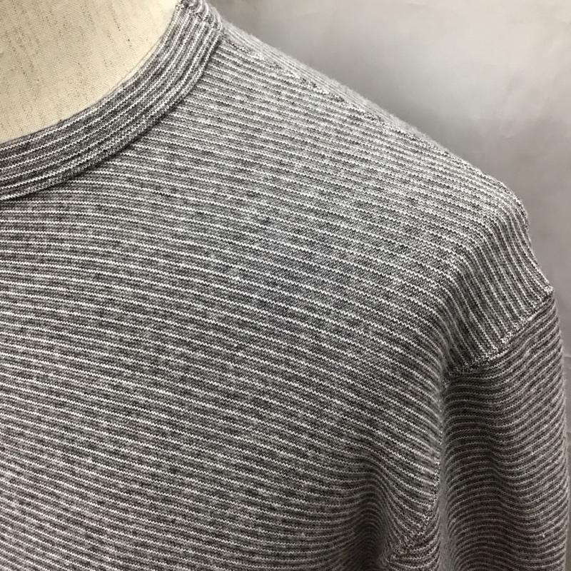 シップス SHIPS カットソー 長袖 長袖カットソー クルーネックカットソー ロングスリーブカットソー プリントTシャツ M 総柄 灰 / グレー /  メンズ USED 古着 中古 10116274