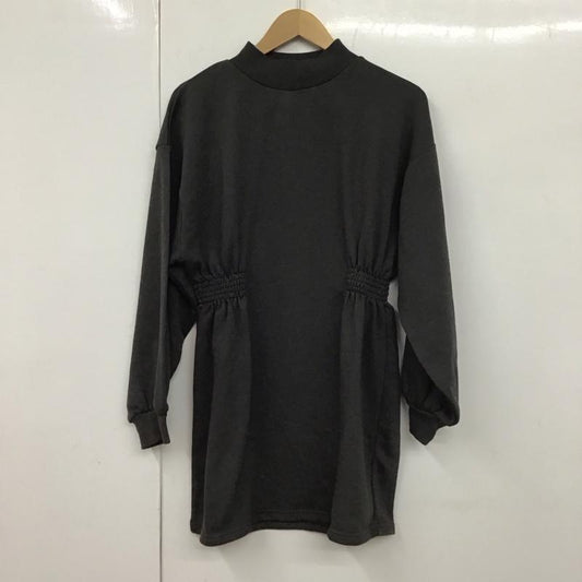 イング INGNI ワンピース ミニスカート M 無地 黒 / ブラック /  レディース USED 古着 中古 10130266