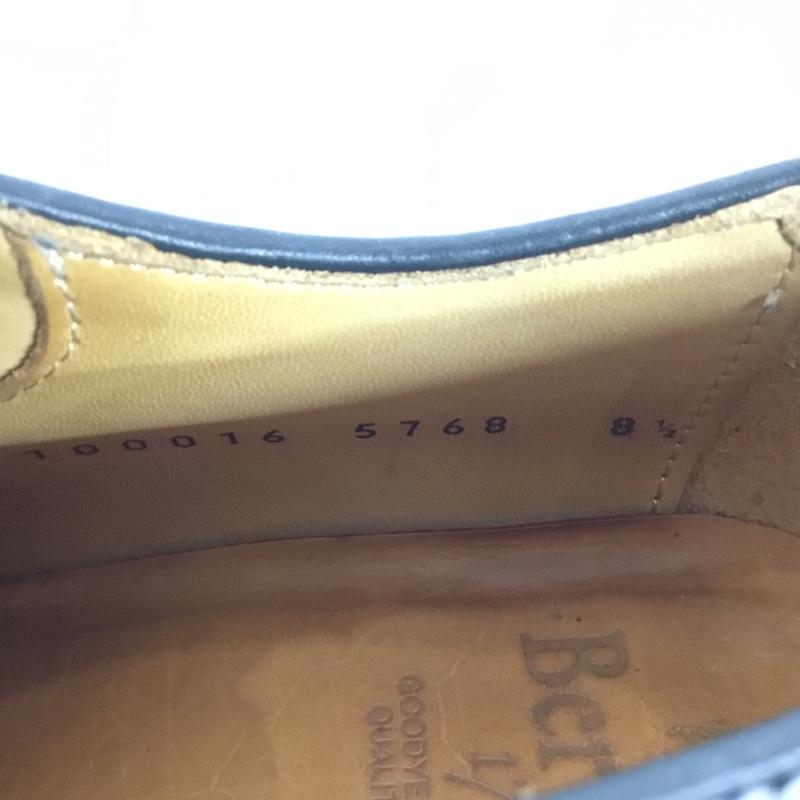 バーウィック BERWICK 革靴 革靴 5768 プレーントゥ ビジネスシューズ 無地 黒 / ブラック /  メンズ USED 古着 中古 10146044