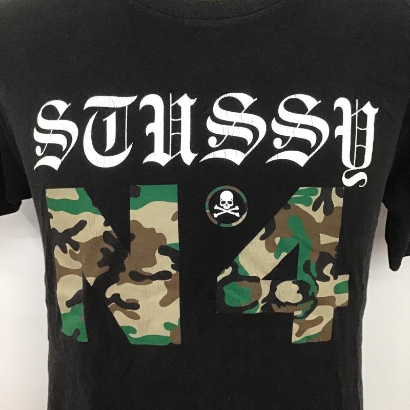 ステューシー STUSSY Tシャツ 半袖 S プリント 黒 / ブラック /  メンズ USED 古着 中古 10106085