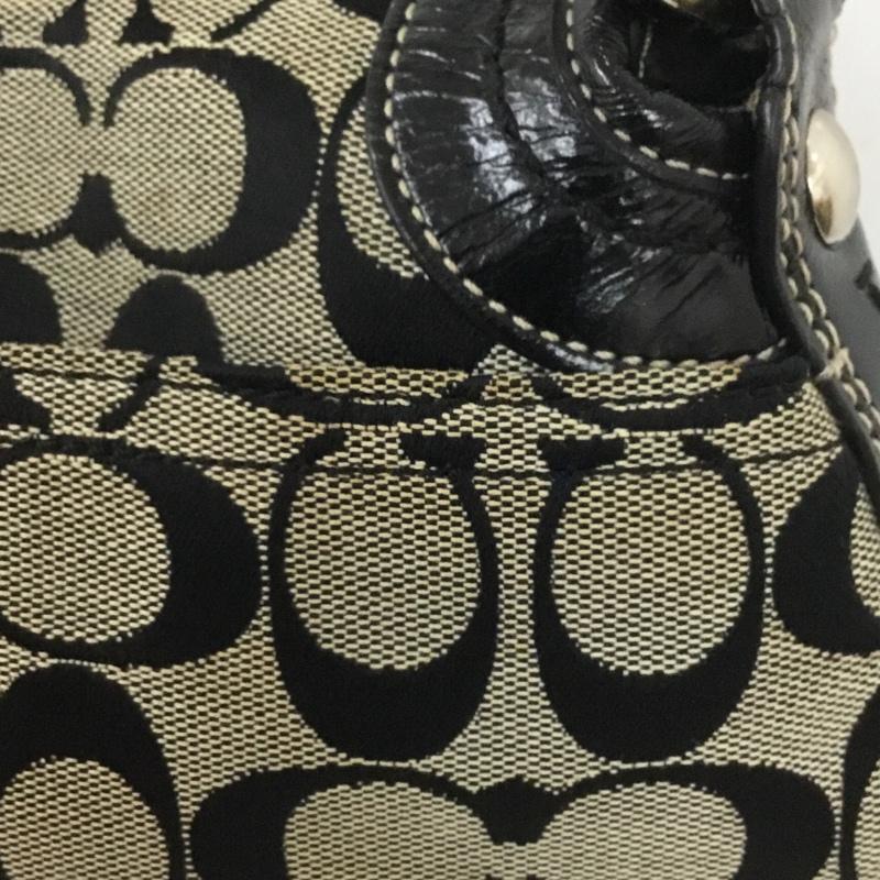 コーチ COACH ハンドバッグ ハンドバッグ F15203 ワンショルダー 総柄 黒 / ブラック /  レディース USED 古着 中古 10138051