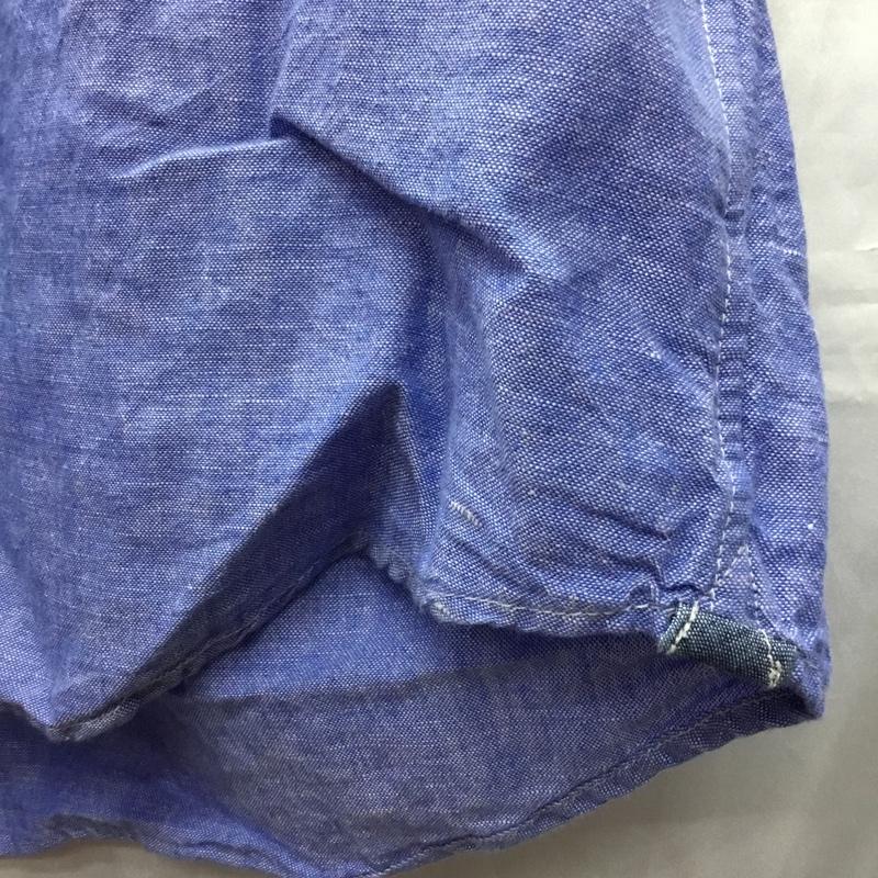 ギャップ GAP シャツ、ブラウス 半袖 XL 無地 青 / ブルー /  メンズ USED 古着 中古 10119304