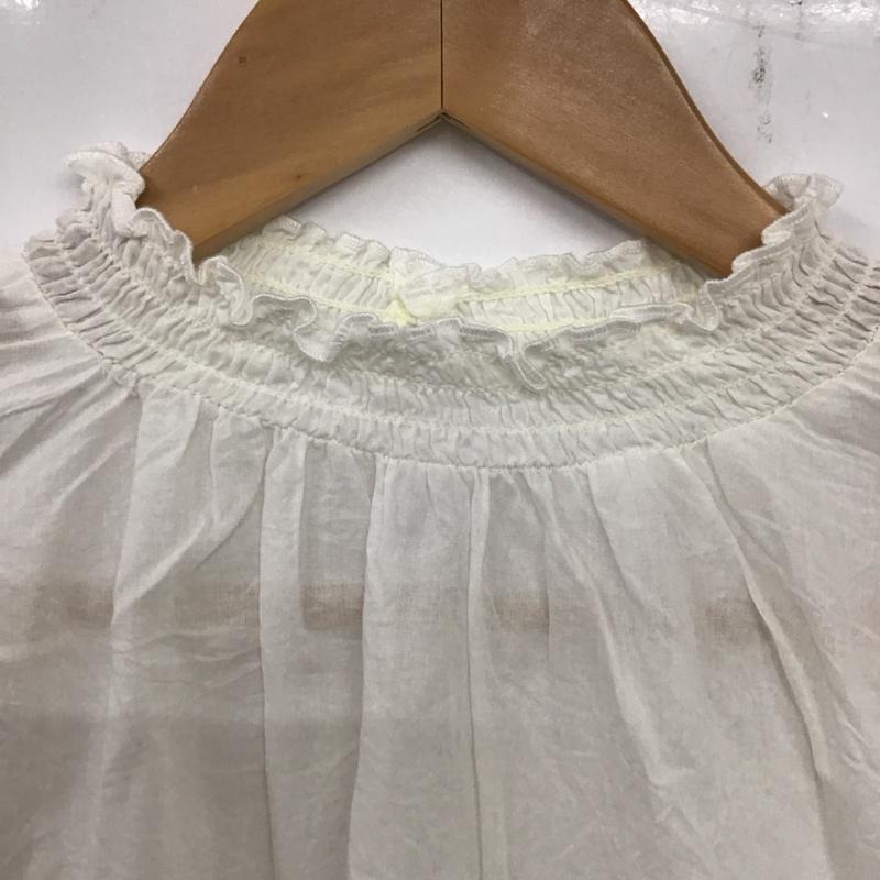 エヘカソポ ehka sopo カットソー 長袖 M 無地 白 / ホワイト /  レディース USED 古着 中古 10140391
