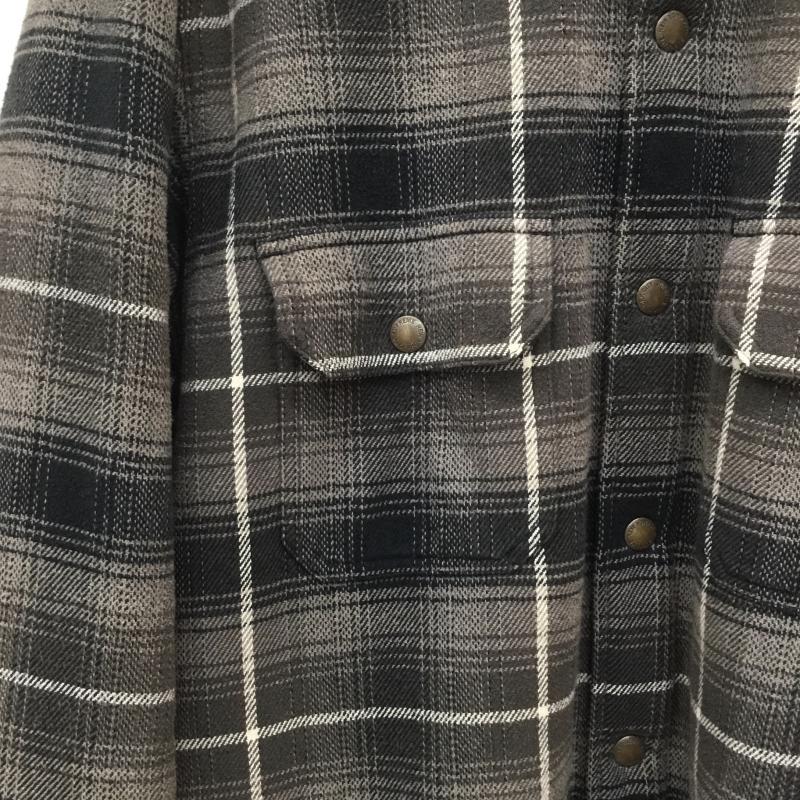 シュプリーム Supreme ジャケット、上着 ジャケット、ブレザー Supreme Shearling Lined Flannel Shirt L チェック 灰 / グレー / X 黒 / ブラック / X 白 / ホワイト /  メンズ USED 古着 中古 10129892