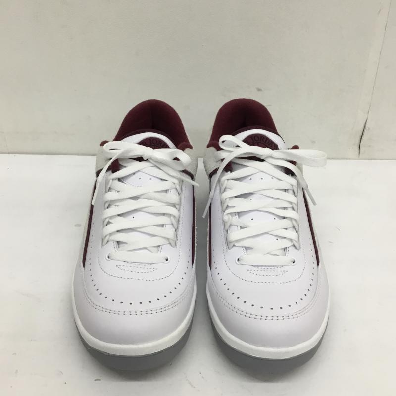 ナイキ NIKE スニーカー スニーカー AIR JORDAN 2 RETRO LOW DV9956-103 27.0cm ロゴ、文字 白 / ホワイト / X 赤 / レッド /  メンズ USED 古着 中古 10122375