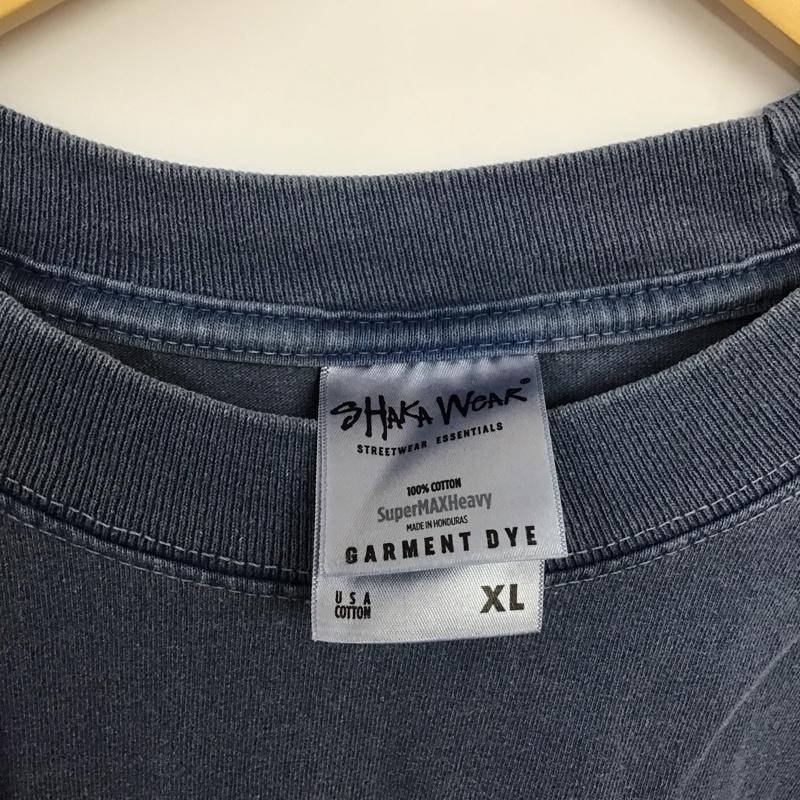 シャカウエア Shaka wear Tシャツ 半袖 XL 無地 青 / ブルー /  メンズ USED 古着 中古 10138103
