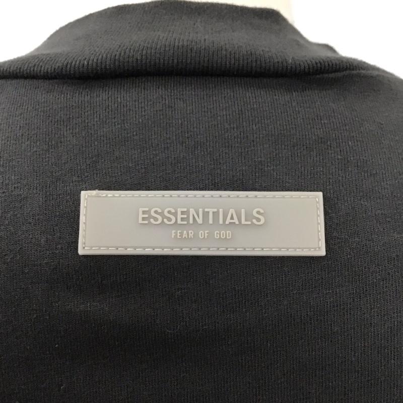 エッセンシャルズ ESSENTIALS Tシャツ 半袖 半袖カットソー プリントTシャツ クルーネックカットソー S ロゴ、文字 黒 / ブラック /  メンズ USED 古着 中古 10119927