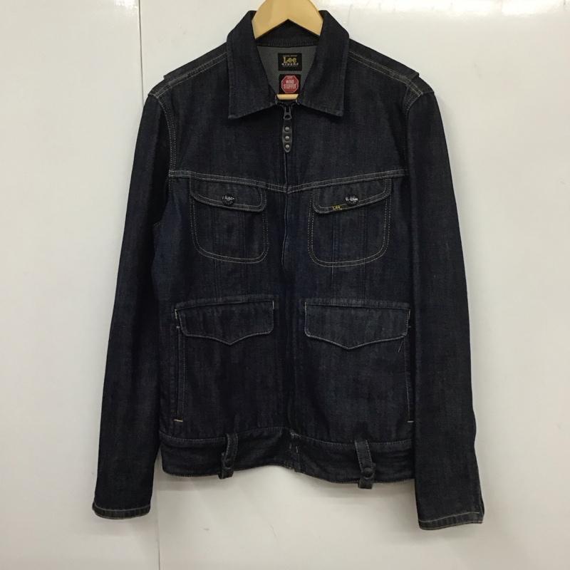 リー Lee ジャケット、上着 ジャケット、ブレザー ジップアップデニムジャケット Gジャン アウター gorewindstopper M 無地 インディゴ / インディゴ /  メンズ USED 古着 中古 10131464