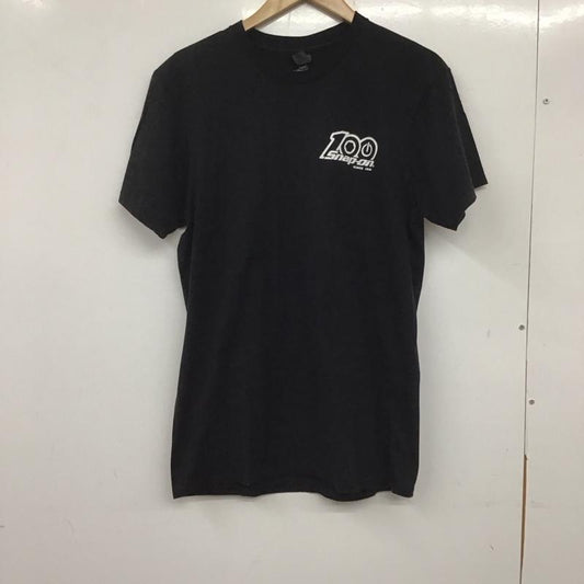 ヘインズ HANES Tシャツ 半袖 半袖カットソー プリントTシャツ クルーネックカットソー M プリント 黒 / ブラック /  メンズ USED 古着 中古 10138608