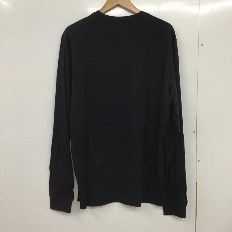 ナイキ NIKE カットソー 長袖 ar5194-010 ロングスリーブ Tシャツ 長袖カットソー XXL ロゴ、文字 黒 / ブラック /  メンズ USED 古着 中古 10132715