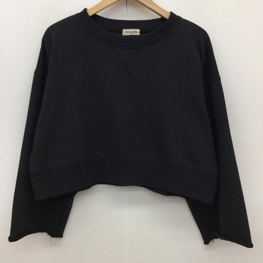 サマンサモスモス Samansa Mos2 トレーナー 長袖 FREE 無地 黒 / ブラック /  レディース USED 古着 中古 10134782