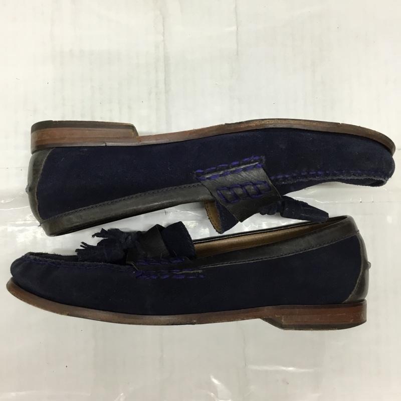 コールハーン COLE HAAN ローファー ローファー C20199 ピンチ グランド タッセル 無地 紺 / ネイビー /  メンズ USED 古着 中古 10116627