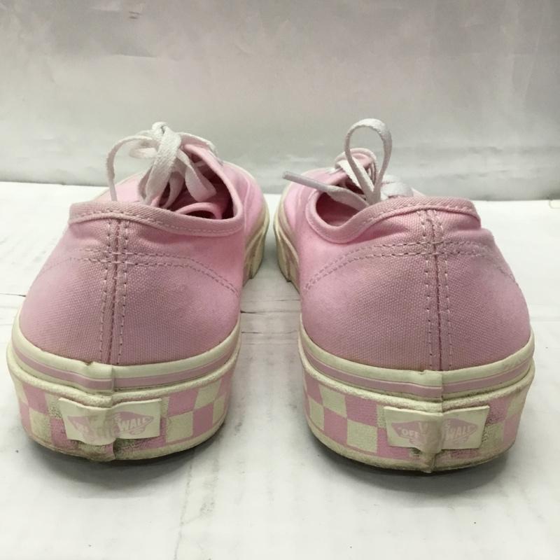 バンズ VANS スニーカー スニーカー 721277 26.5cm チェック 26.5cm ロゴ、文字 桃 / ピンク /  メンズ USED 古着 中古 10106528