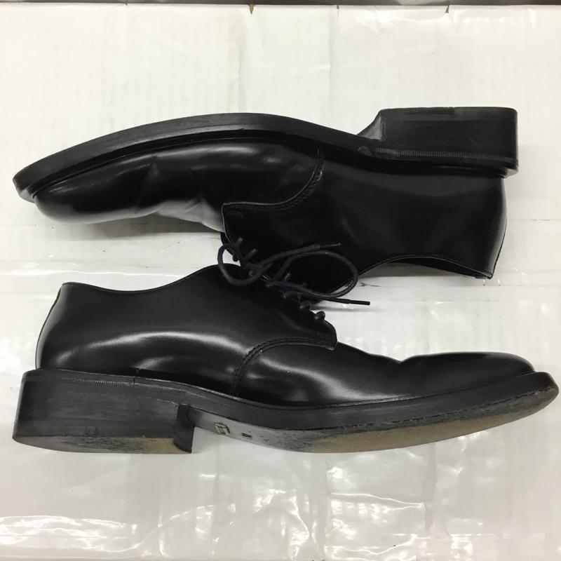グッチ GUCCI 革靴 革靴 111 5235 レザー レースアップ 43 無地 黒 / ブラック /  メンズ USED 古着 中古 10110533