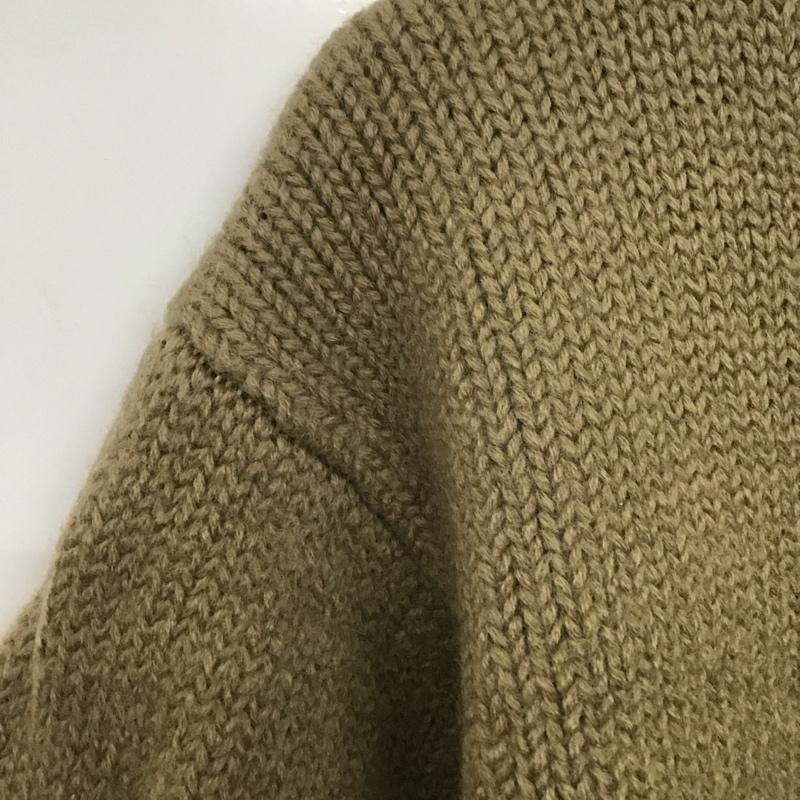 ポロバイラルフローレン Polo by RALPH LAUREN ニット、セーター 長袖 長袖ニットカットソー クルーネック セーター LL ロゴ、文字 ベージュ / ベージュ /  メンズ USED 古着 中古 10143161