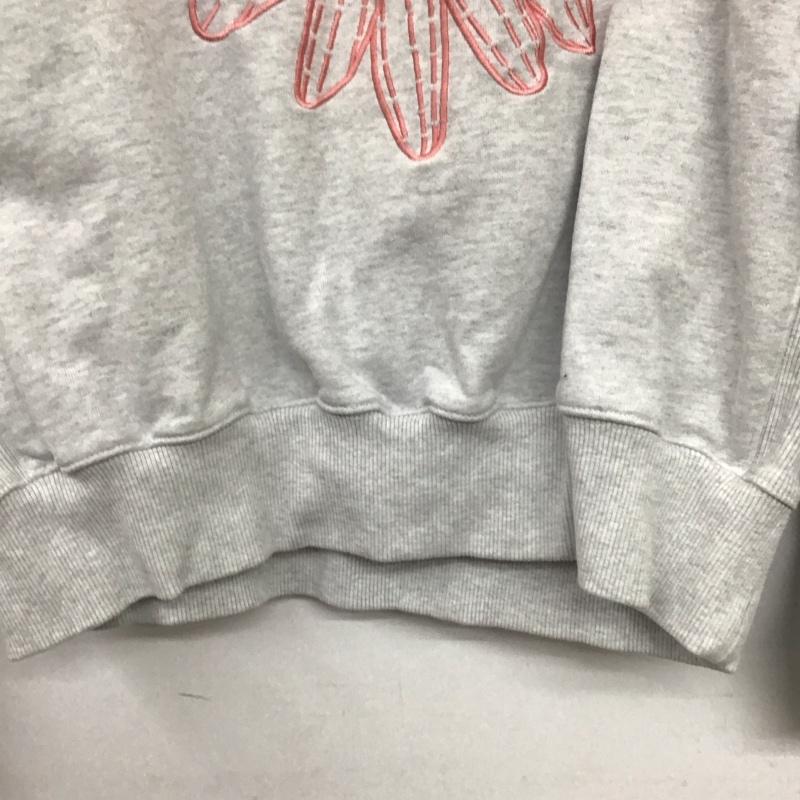 マルディメクルディ MARDI MERCREDI トレーナー 長袖 MFK13SPO001 スウェット 刺繍 ロゴ、文字 灰 / グレー /  レディース USED 古着 中古 10138950