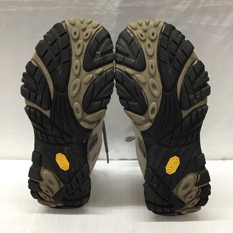 メレル MERRELL アウトドアシューズ アウトドアシューズ J57758 ハイキングシューズ US9 UK6.5 US：9 ロゴ、文字 灰 / グレー / X 黒 / ブラック / X 青 / ブルー /  メンズ USED 古着 中古 10118773