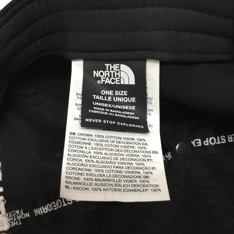 ザノースフェイス THE NORTH FACE 帽子 キャップ NF0A5FY1 HORIZONTAL EMBRO BALLCAP ロゴ、文字 黒 / ブラック /  メンズ USED 古着 中古 10111056