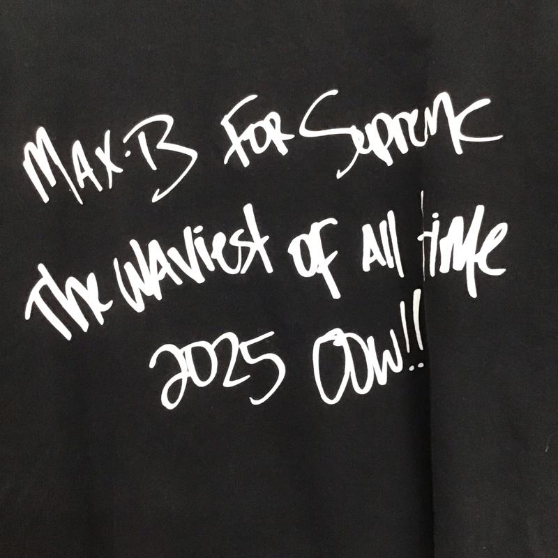 シュプリーム Supreme Tシャツ 半袖 25SS Max BTeeTシャツカットソー プリントカットソー L プリント 黒 / ブラック /  メンズ USED 古着 中古 10140750