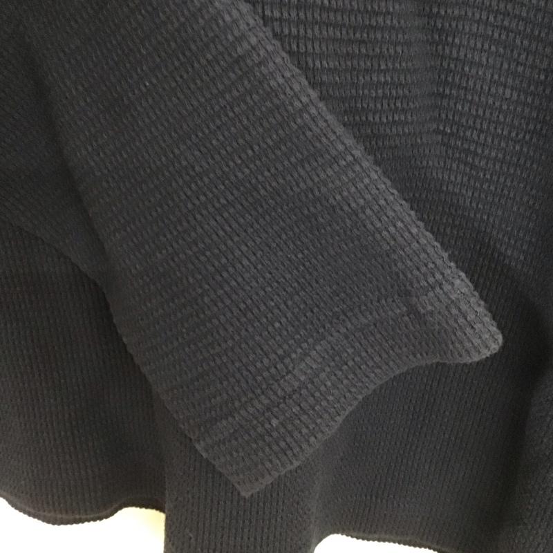ザノースフェイス THE NORTH FACE カットソー 長袖 長袖カットソー 無地カットソー クルーネック XL ロゴ、文字 紺 / ネイビー /  メンズ USED 古着 中古 10143181