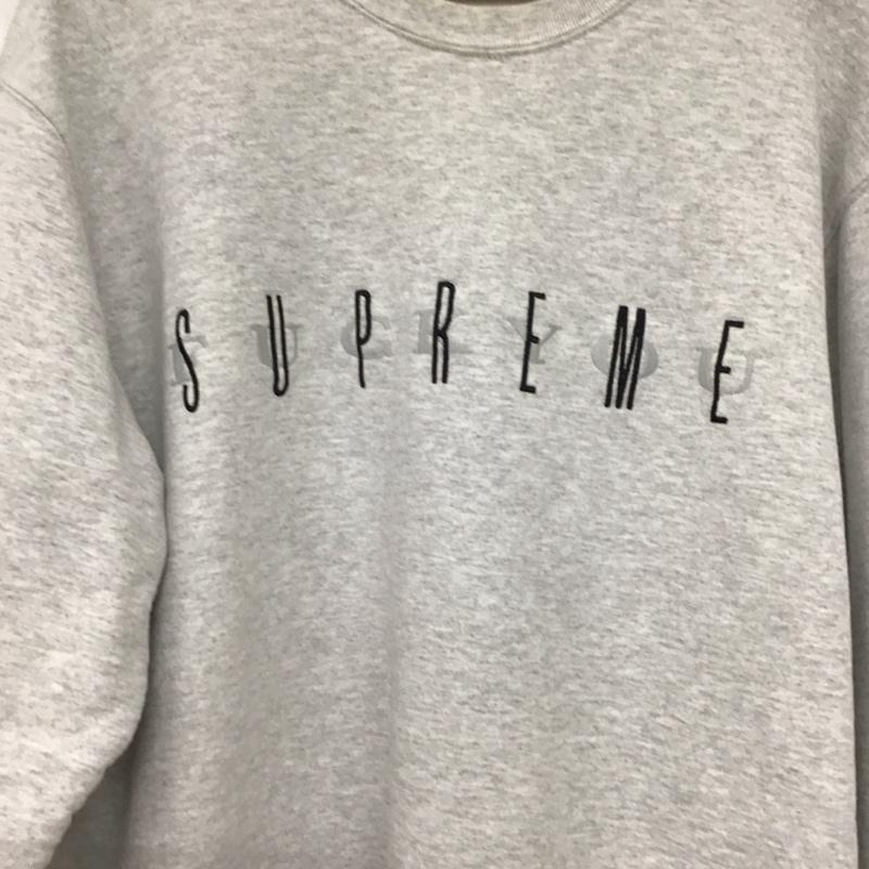 シュプリーム Supreme トレーナー 長袖 Fuck You Crewneck L 無地 X ロゴ、文字 灰 / グレー /  メンズ USED 古着 中古 10142994