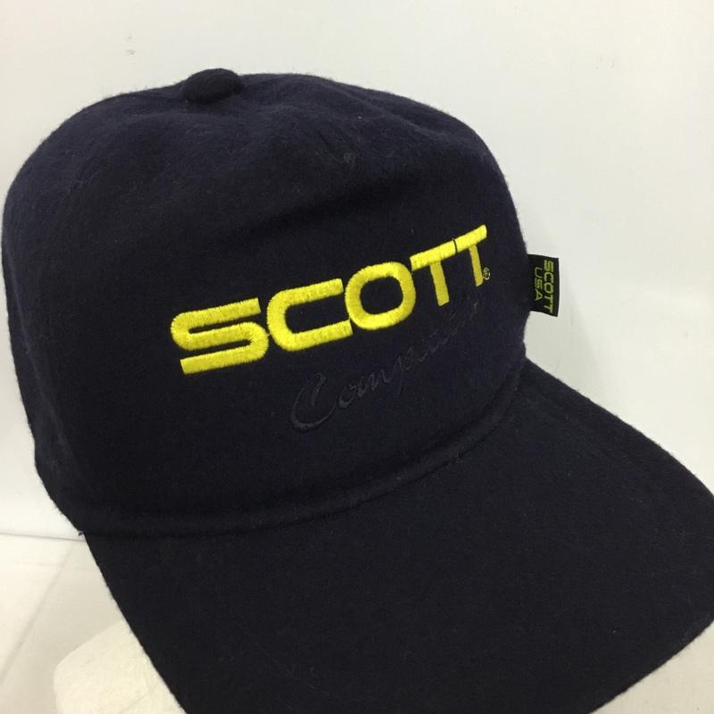 古着 USED 帽子 キャップ scott ウール フェルト ゴールドウィン ロゴ、文字 紺 / ネイビー /  メンズ USED 古着 中古 10143765