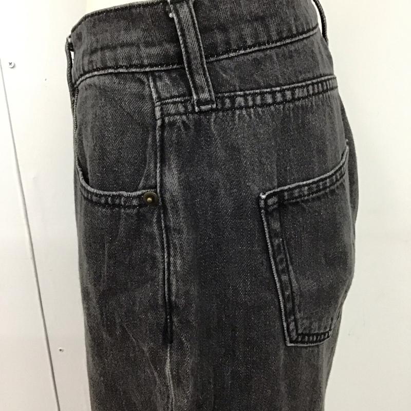 ニコアンド niko and... パンツ デニム、ジーンズ ST65DL03SW M 無地 黒 / ブラック /  レディース USED 古着 中古 10120595