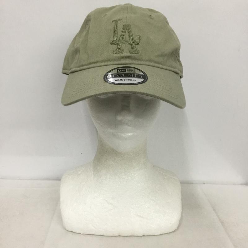 ニューエラ NEW ERA 帽子 キャップ LA ロサンゼルス ドジャース メジャーリーグ 9TWENTY ロゴ、文字 薄緑 / ライトグリーン /  メンズ USED 古着 中古 10149466