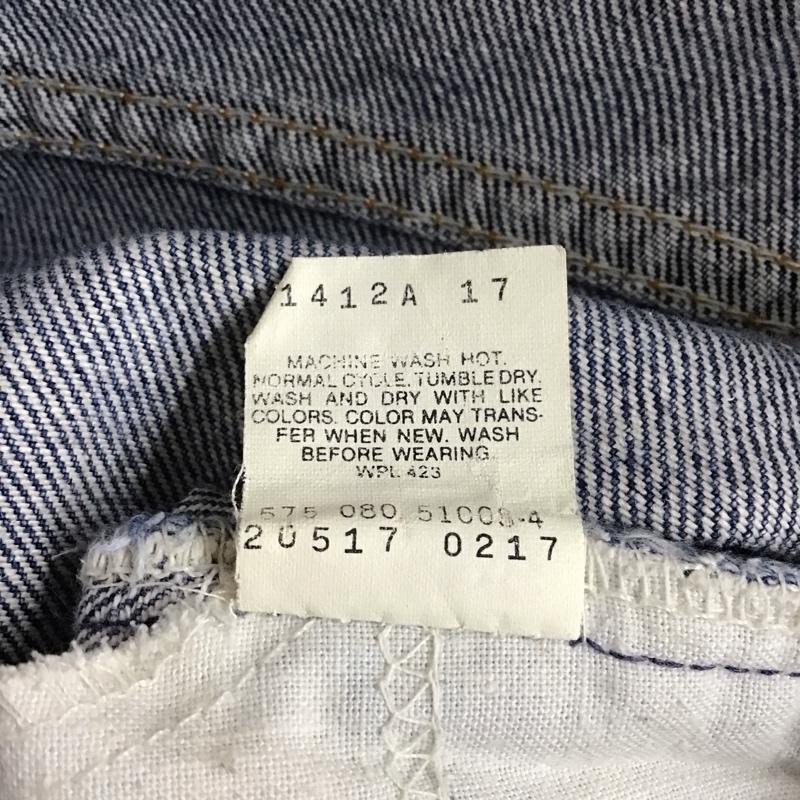 リーバイス Levi s パンツ デニム、ジーンズ 80S USA 517 デニムパンツ ストレートパンツ カジュアルパンツ 30インチ 無地 インディゴ / インディゴ /  メンズ USED 古着 中古 10110385