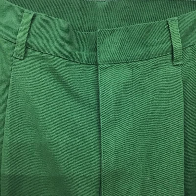 アーバンリサーチ URBAN RESEARCH パンツ チノパン チノパン ワイドパンツ カジュアルパンツ L 無地 緑 / グリーン /  メンズ USED 古着 中古 10142376