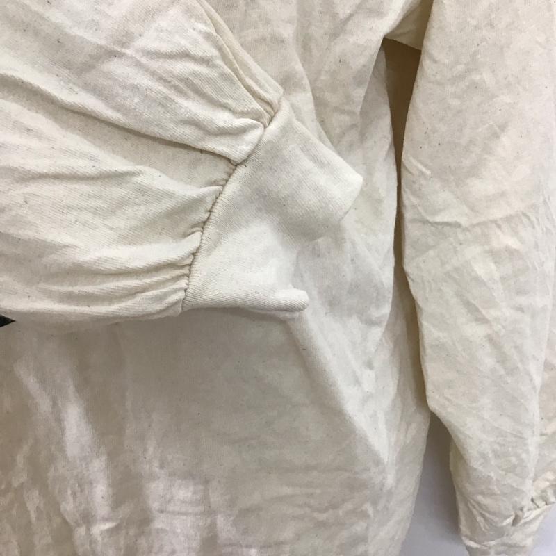 バンブーシュート BAMBOO SHOOTS カットソー 長袖 長袖カットソー クルーネックカットソー ロングスリーブカットソー プリントTシャツ XL プリント ベージュ / ベージュ /  メンズ USED 古着 中古 10114686