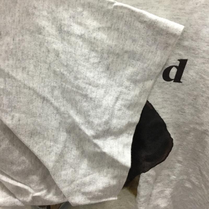 モノマート MONO-MART Tシャツ 半袖 sc558 ドッグ レトロプリント ビッグシルエット半袖Tシャツ 犬 L プリント 灰 / グレー /  メンズ USED 古着 中古 10119337