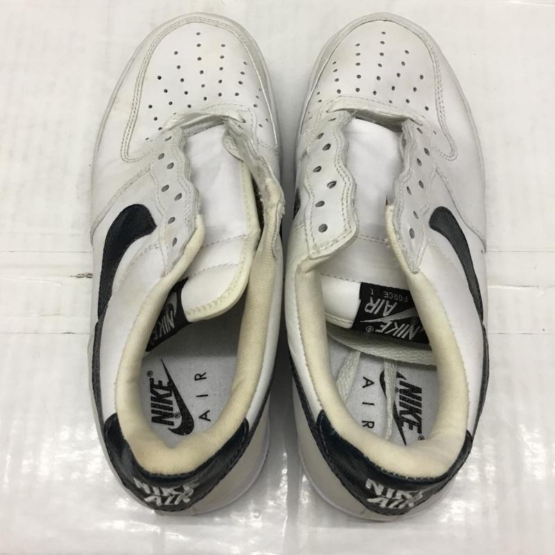 ナイキ NIKE スニーカー スニーカー 630033 146 00 AIR FORCE 1 SC 1996年製 スネークスキン 箱有 26.0cm ロゴ、文字 白 / ホワイト / X 紺 / ネイビー /  メンズ USED 古着 中古 10120560