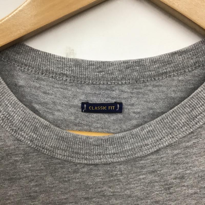 ポロバイラルフローレン Polo by RALPH LAUREN Tシャツ 半袖 半袖カットソー プリントTシャツ クルーネックカットソー S ロゴ、文字 灰 / グレー /  メンズ USED 古着 中古 10129877