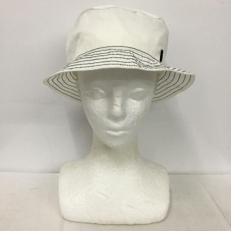 メゾンミッシェル MAISON MICHEL 帽子 ハット 21-102-30-010358 バケットハット ワンポイント 白 / ホワイト /  レディース USED 古着 中古 10137432