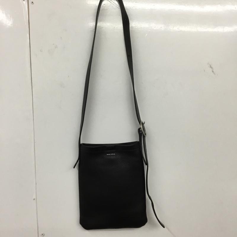 エンダースキーマ Hender Scheme ショルダーバッグ ショルダーバッグ one side belt bag レザー ロゴ、文字 黒 / ブラック /  メンズ USED 古着 中古 10147448
