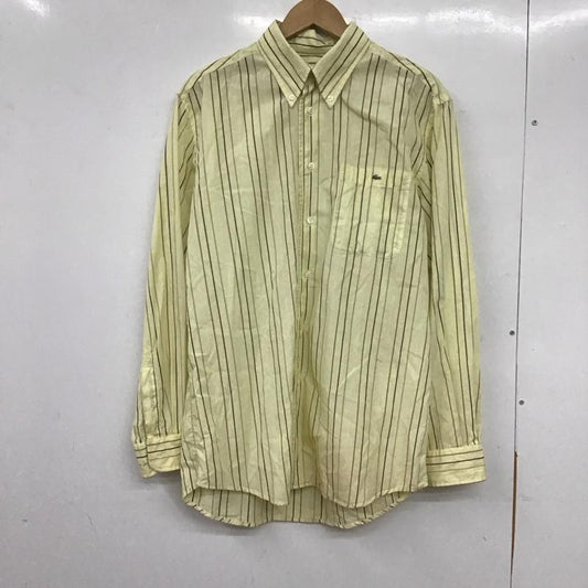 ラコステ LACOSTE シャツ、ブラウス 長袖 長袖シャツ チェックシャツ カラーシャツ ボタンダウンシャツ 4 ストライプ マルチカラー / マルチカラー /  メンズ USED 古着 中古 10138413