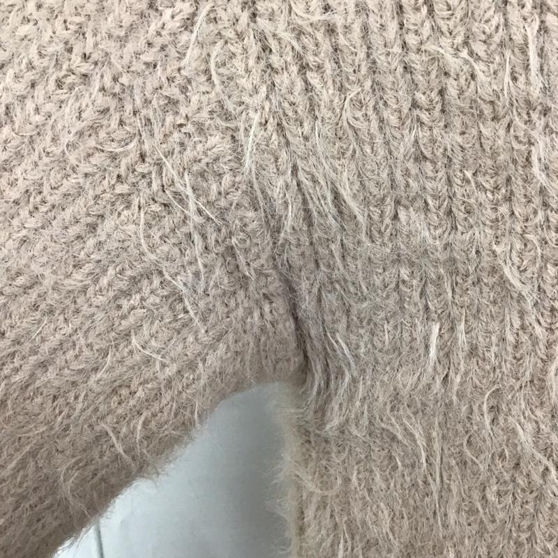 マジェスティックレゴン MAJESTIC LEGON カーディガン 長袖 1027020221 シャギーミディカーディガン タグ付き M 無地 桃 / ピンク /  レディース USED 古着 中古 10122546