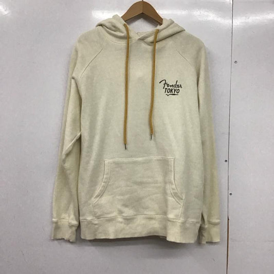 古着 USED パーカー 長袖 長袖パーカー プルオーバーパーカー スウェット フェンダー M ロゴ、文字 アイボリー / アイボリー /  メンズ USED 古着 中古 10145569