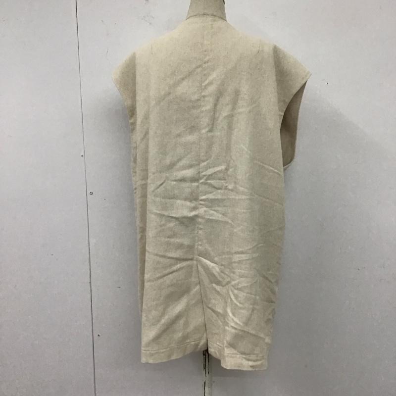 ローリーズファーム LOWRYS FARM ベスト ベスト FREE 無地 オフホワイト / オフホワイト /  レディース USED 古着 中古 10111598