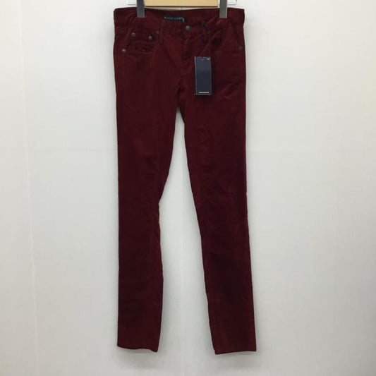 ポロラルフローレン POLO RALPH LAUREN パンツ ワークパンツ、ペインターパンツ ベロアパンツ 26インチ 無地 赤 / レッド /  レディース USED 古着 中古 10139680