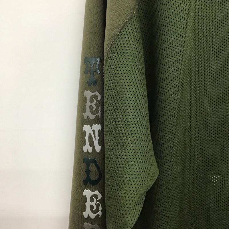 テンダーロイン TENDERLOIN カットソー 長袖 長袖カットソー クルーネック ラグラン XL ロゴ、文字 カーキ / カーキ /  メンズ USED 古着 中古 10141704