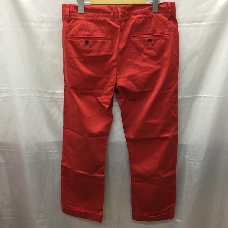 ティンバーランド Timberland パンツ チノパン 3532J ジッパーフライ チノパンツ 32 32 ワンポイント 赤 / レッド /  メンズ USED 古着 中古 10111582
